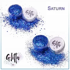 Pack Glitter Gliter Glitta Maquillaje Artistico + Pegamento