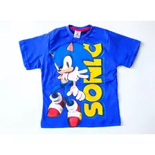 Camiseta Sonic + Carteira De Brinde Ótimo Presente 