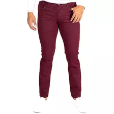 Pantalon Skinny De Gabardina Strech Studio 74 Para Hombre