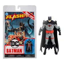 Figura De Acción Batman Flashpoint Con Comic Dc