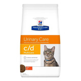 Alimento Hill's Prescription Diet Urinary Care C/d Para Gato Adulto Sabor Pollo En Bolsa De 3.9kg