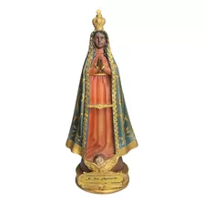 Imagem De Nossa Senhora Aparecida 20cm Resina Importada