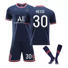 Psg #30 #7 Conjunto De Roupas De Futebol Para Crianças E Adu