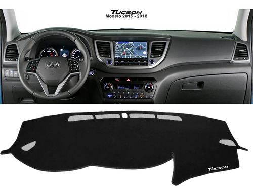 Cubretablero Bordado Hyundai Tucson Modelo 2015 - 2018 Foto 2