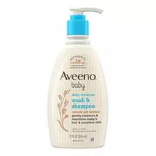 Aveeno Baby Daily Moisture Gentle Body Wash & Shampoo Con Ex