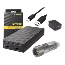 Nitecore Nb20000 Ultra Ligero Y Delgado Carga Rápida Multipu