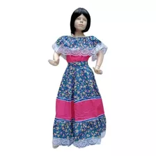 Vestido Regional Típico Sinaloa Para Niña