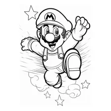 Dibujo Super Mario Bros Para Pintar