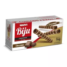 Canudo Biju Chocolate 1,0 Kg Marvi