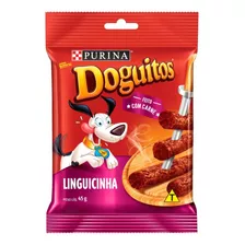20 X Petisco Para Cão Doguitos Linguicinha 45 Gr
