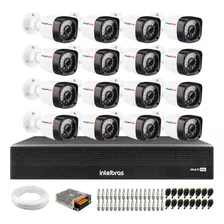 Kit Cftv 16 Camera Segurança Full Hd 1080 Dvr 3116 Intelbras