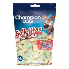 Snack Galletas Champion Dog Rellenas Pollo Para Perros 