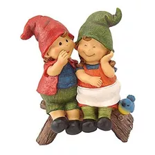 Diseño Toscano Garden Gnome Statue Telling Secrets Gnomes L