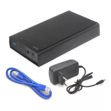 Case Externo Hd Ssd Sata 3.5 Com Fonte Usb 3.0 Desktop Exbom