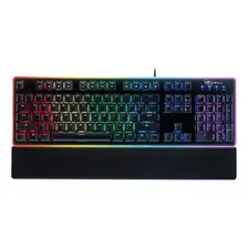 Rosewill Teclado Para Videojuegos, Rgb Led Retroiluminado C.