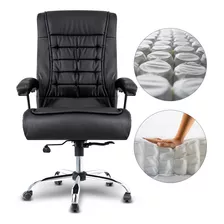 Cadeira De Escritório Presidente Best Chair Big Pl-101-big Ergonômica Molas Ensacadas