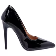 Scarpin Ptah! Confort Verniz Salto Alto 11cm 