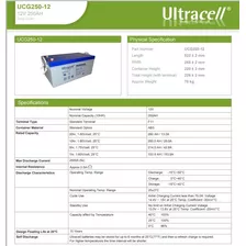 Bateria Ciclo Profundo 12v 250ah