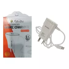 Cargador Travel Charger Potencia 3.1a Lightning Malibu