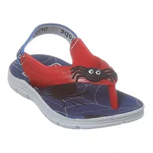 Chinelo Infantil Masculino Ortopé Acqua Aranha Vermelho