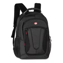 Mochila Executiva Compartimento Notebook Ml3107 - Clio Style Cor Preto Desenho Do Tecido Liso