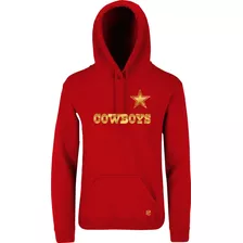 Sudadera Cowboys Color Rojo 