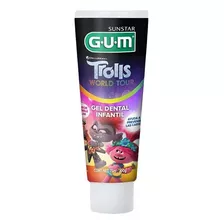 Pasta Gel Dental Para Niños Kids Bubble Trolls Tour Gum 100g