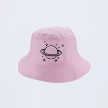 Chapeu Bucket Planeta Feminino Estiloso Promoção