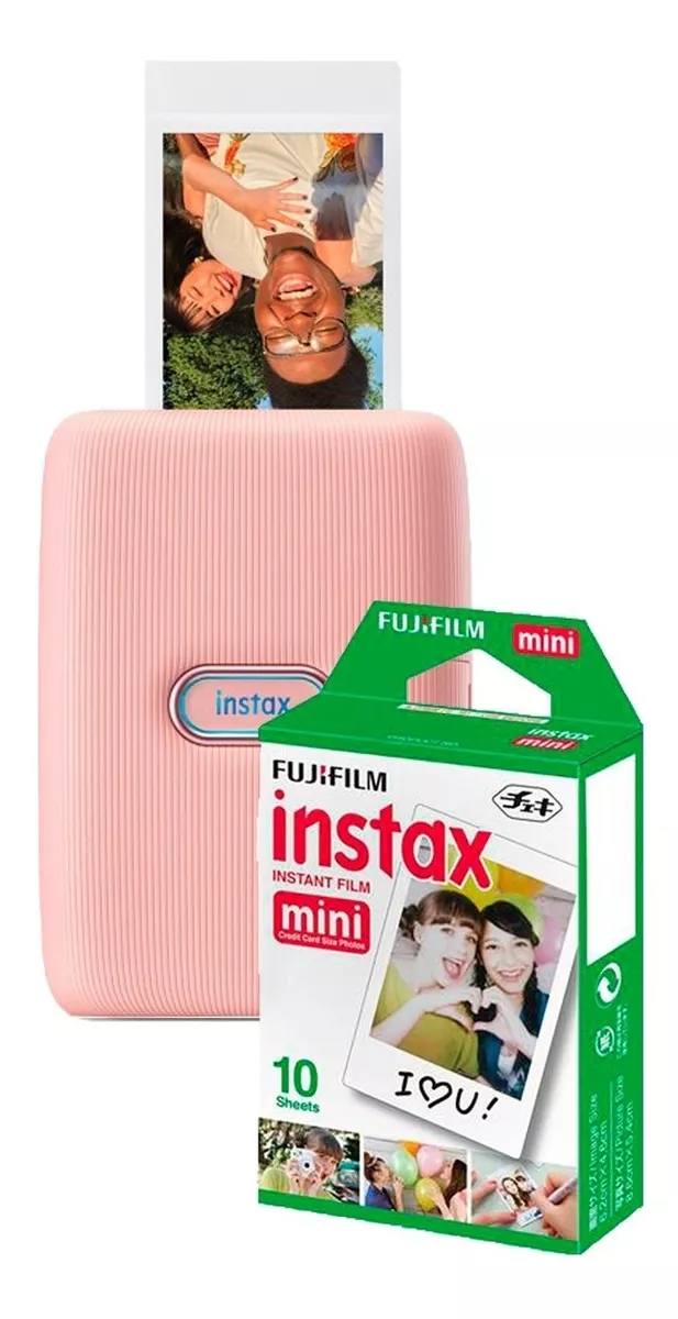 Impressora Instax Mini Link Smartphone + Filme De 20 Poses