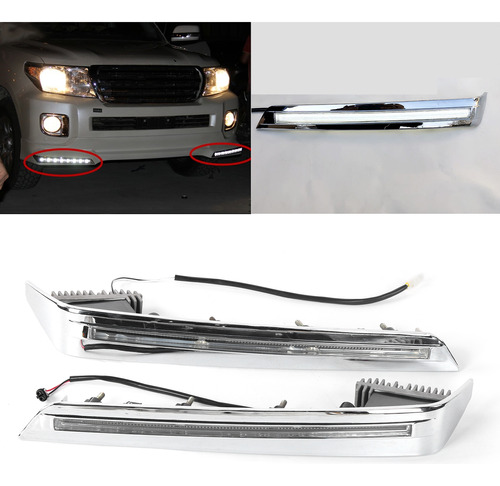 Accesorio Led De Conduccin Diurna Drl Para Land Cruiser Foto 7