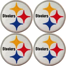 4 Parches Bordados Steelers, Pittsburgh, Nfl. Steelers 4