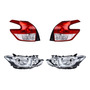 Calaveras S/foco + Faros Toyota Corolla 2009/2010 Depo