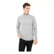 Sweater Medio Cierre Liso Hombre Olegario