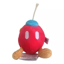 Bob Omb Pelucia Super Mario Bross Vermelho Pronta Entrega