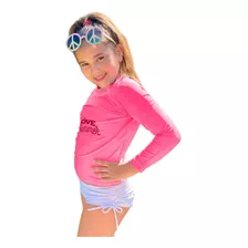 Remera Uv Niña Protección Rayos Solar Verano Calor Goat