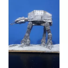 At-at Diorama De Aluminio Diseño Artesanal