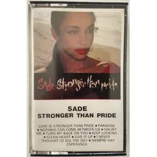 Fita K7 Cassete Sade - Stronger Than Pride Original 1988