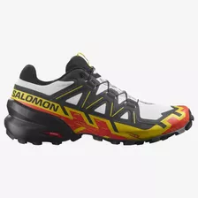 Tênis Salomon Speedcross 6 Color White/black/empire Yellow - Adulto 40 Br