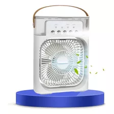Mini Climatizador Ar Condicionado Portatil Agua Led Usb