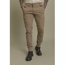 Calça Sarja Skinny Dialogo Jeans Color Sport Fino Caqui Masc