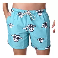 Short Masculino Praia Tifany Vaca Lôca