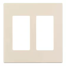 Leviton- Placa De Pared De 2 Segmentos