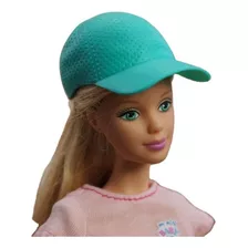 Boné Para Boneca Barbie Chapéu Capacete Acessório Mattel