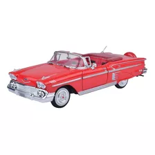 Auto Chevy Impala 1958 Escala 1/24 Colección Motormax