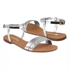 Sandalias Dama Stylo 17920 Simipiel Plata