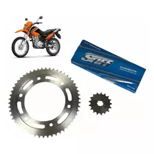 Kit Relação Coroa Corrente Pinhão Honda Nxr 125 Bros Es/ks