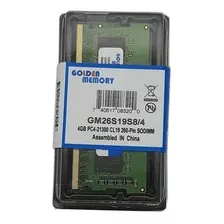 Memoria P/ Notbook Golden Memory Ddr3 8g