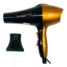 Secador De Pelo 2200w 2 Velocidades Frio Calor Color Dorado