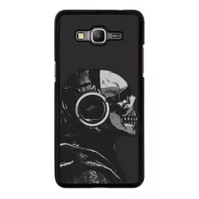 Funda Para Samsung Galaxy Calavera Musica Audifonos