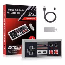 Controle Sem Fio Turbo Classic Mini Compatível Wii Nes Snes